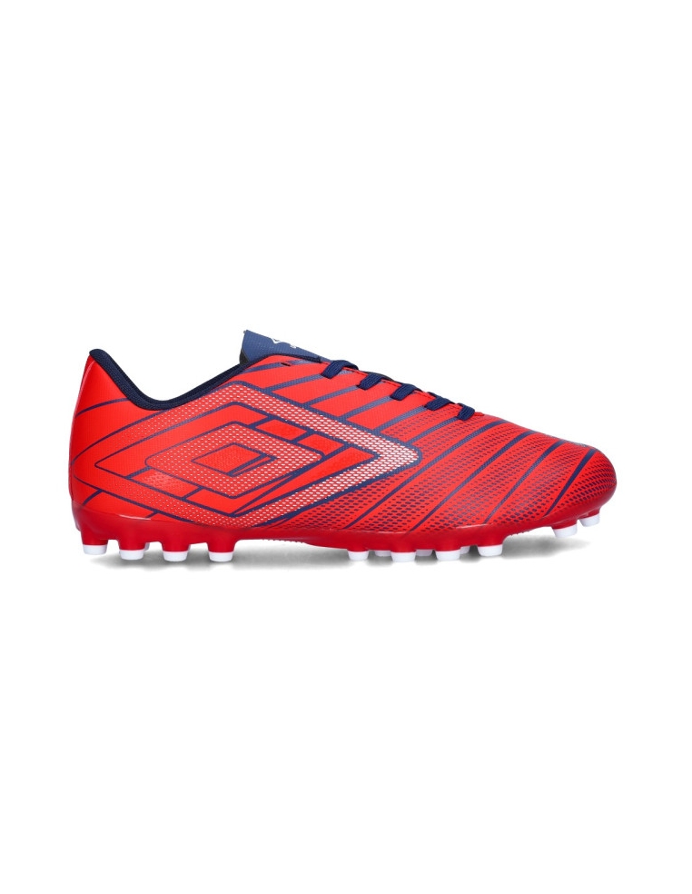 Bota De Fútbol Umbro Velocita Elixir League AG Rococco Red / White / Estate Blue