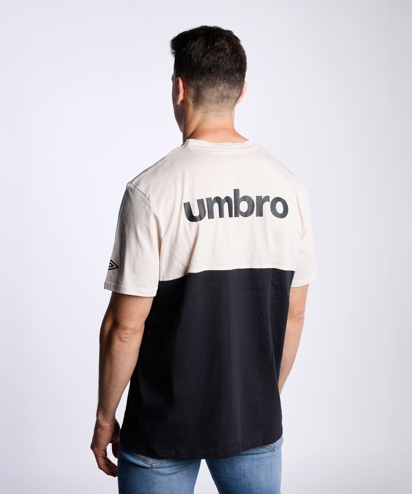 Umbro Serpens Weiß / Schwarzes T-Shirt 2