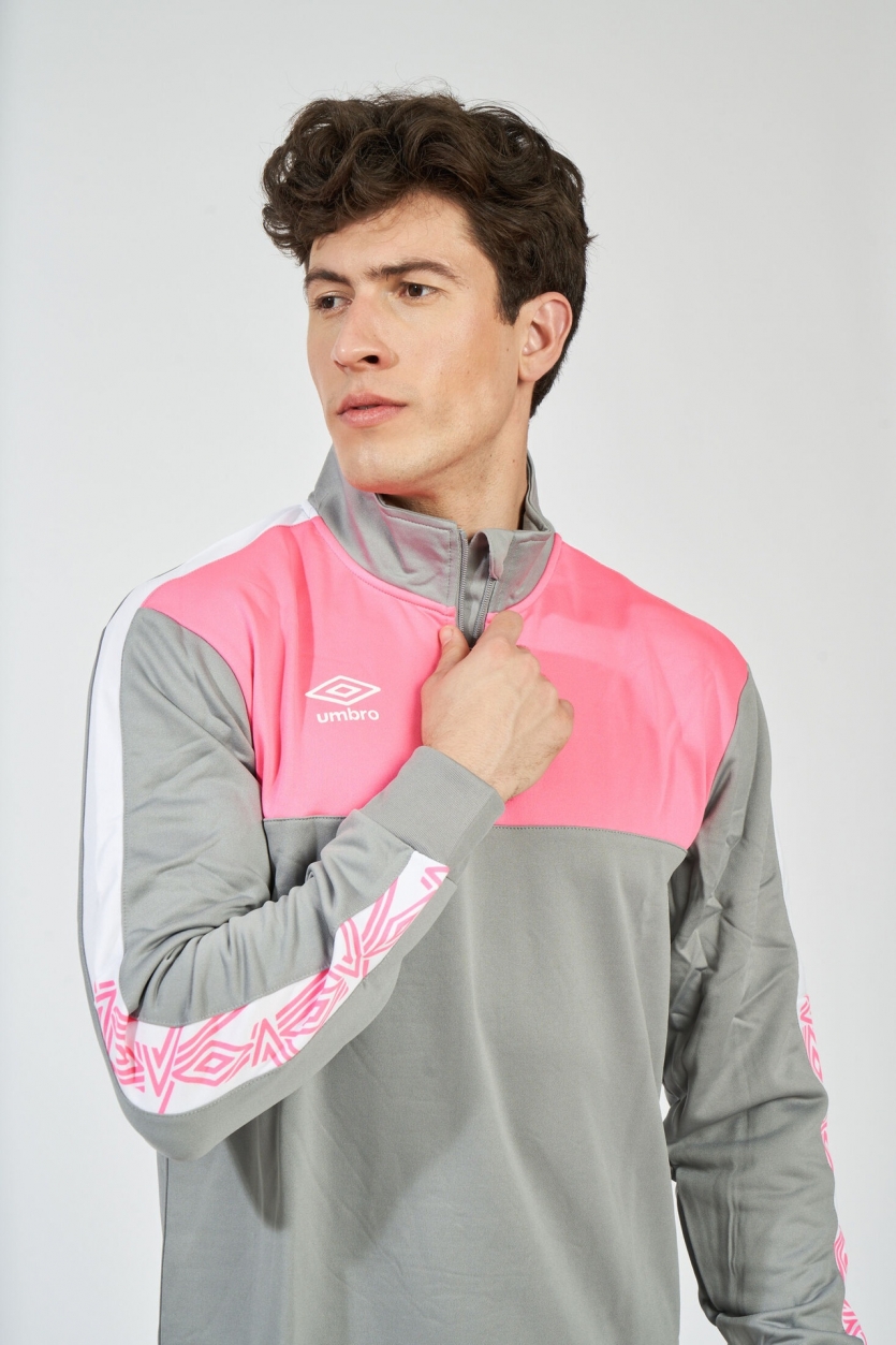 COVADONGA TRAINING SWEAT GREY/FUCSIA