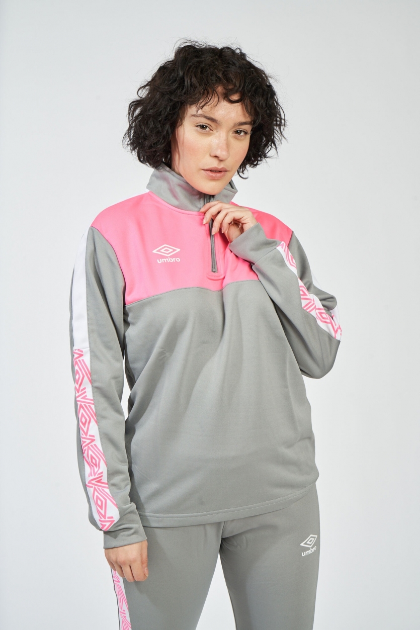 COVADONGA TRAINING SWEAT GREY/FUCSIA