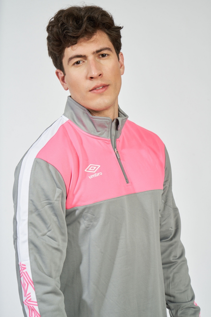 COVADONGA TRAINING SWEAT GREY/FUCSIA