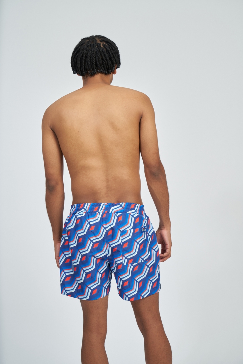 Roupa de banho Umbro Cabana imprimida regal azul multi