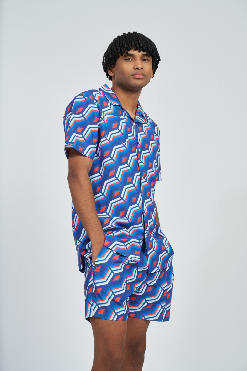Camisa Umbro Cabana Printed Regal Blue Multi