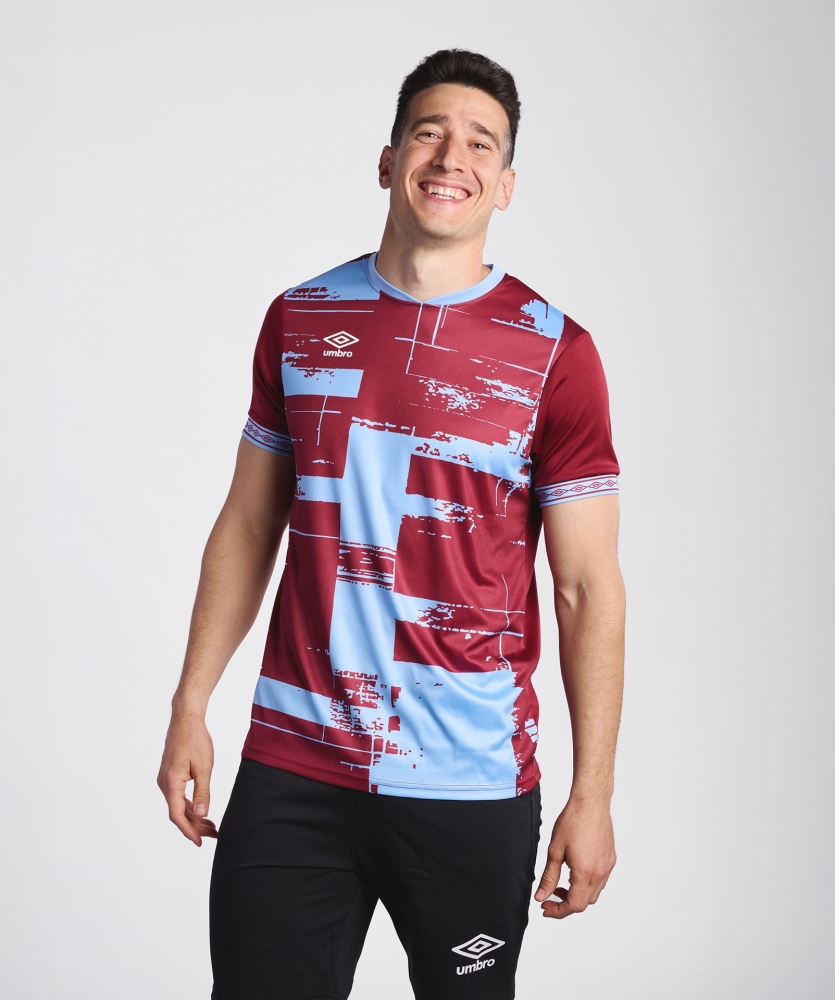 T-shirt Umbro Infimaya Garnet / Celeste