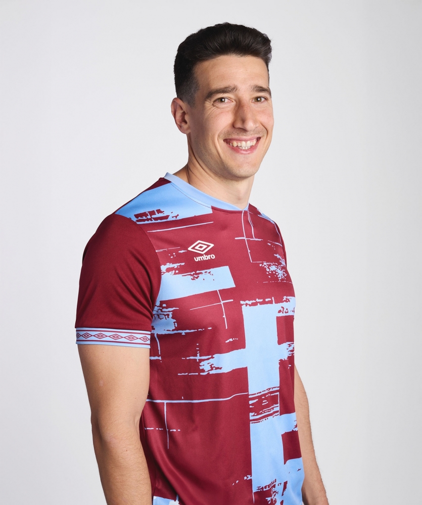 T-shirt Umbro Infimaya Garnet / Celeste