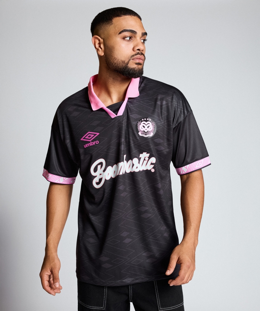 Camiseta Umbro Terceiro Terceiro 2025 T-shirt preto / rosa