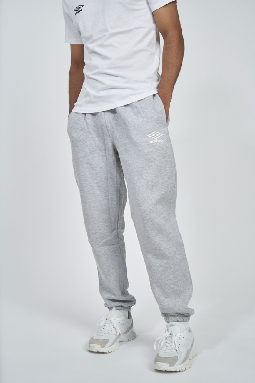 Pantalón Umbro Wardrobe Fleece Jogger Grey Marl / White