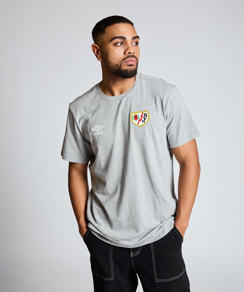 Camiseta Umbro Nobreza Ray Vallecano Cinza / Branco
