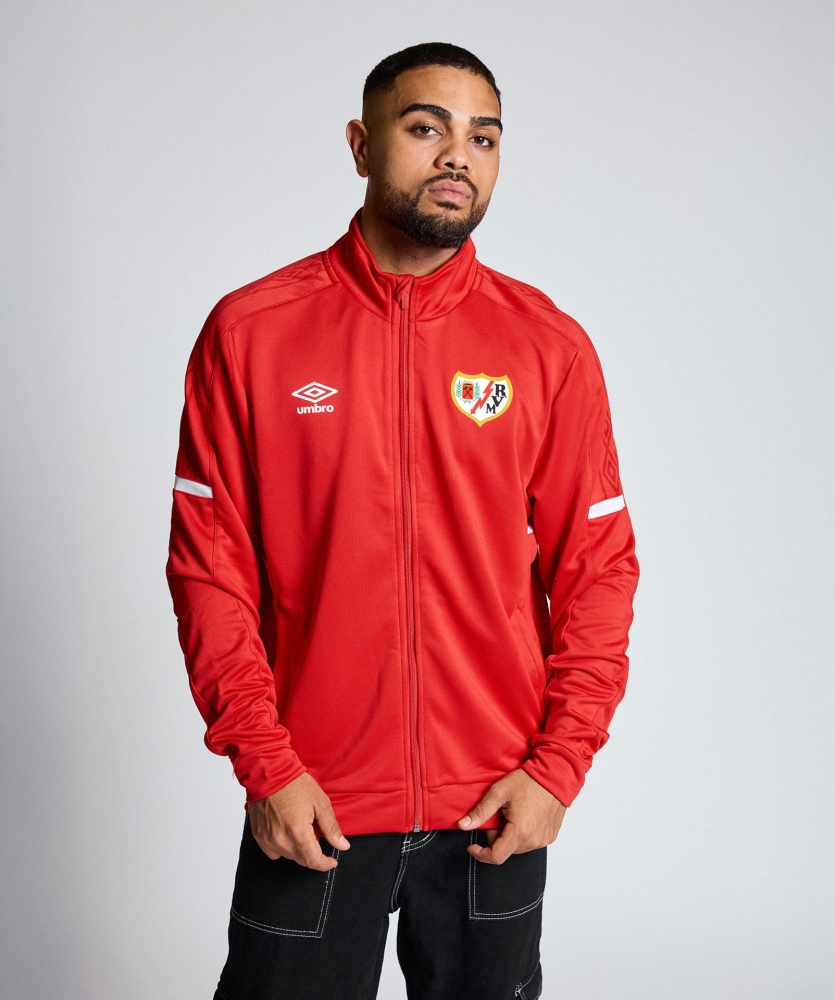Jaqueta Umbro Nobreza raio ray vallecano vermelho