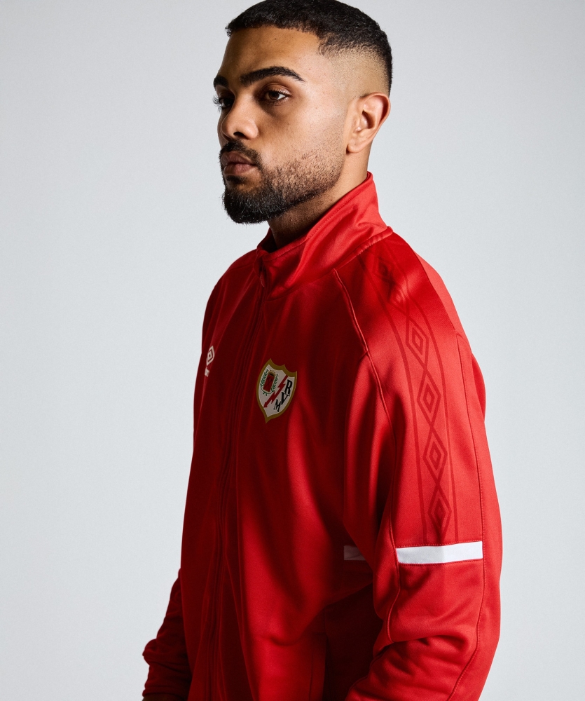 Jaqueta Umbro Nobreza raio ray vallecano vermelho
