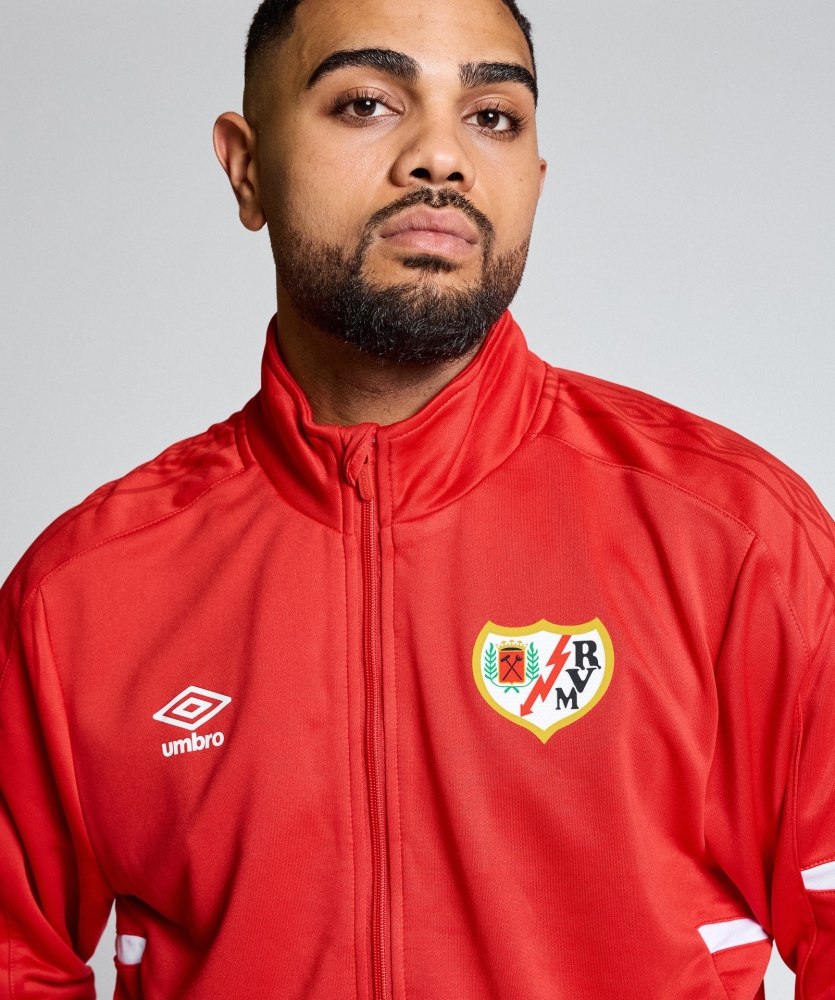 Jaqueta Umbro Nobreza raio ray vallecano vermelho