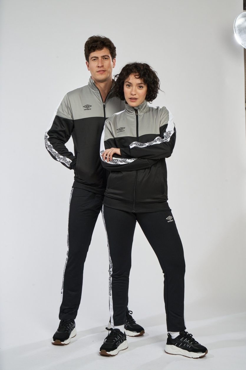 NYASSA TRAINING JACKET BLACK / WHITE 2