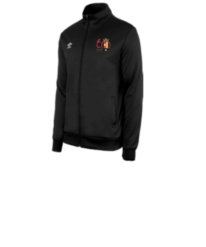 CHAQUETA PASEO JUGADORES RECREATIVO BAILEN NEGRA