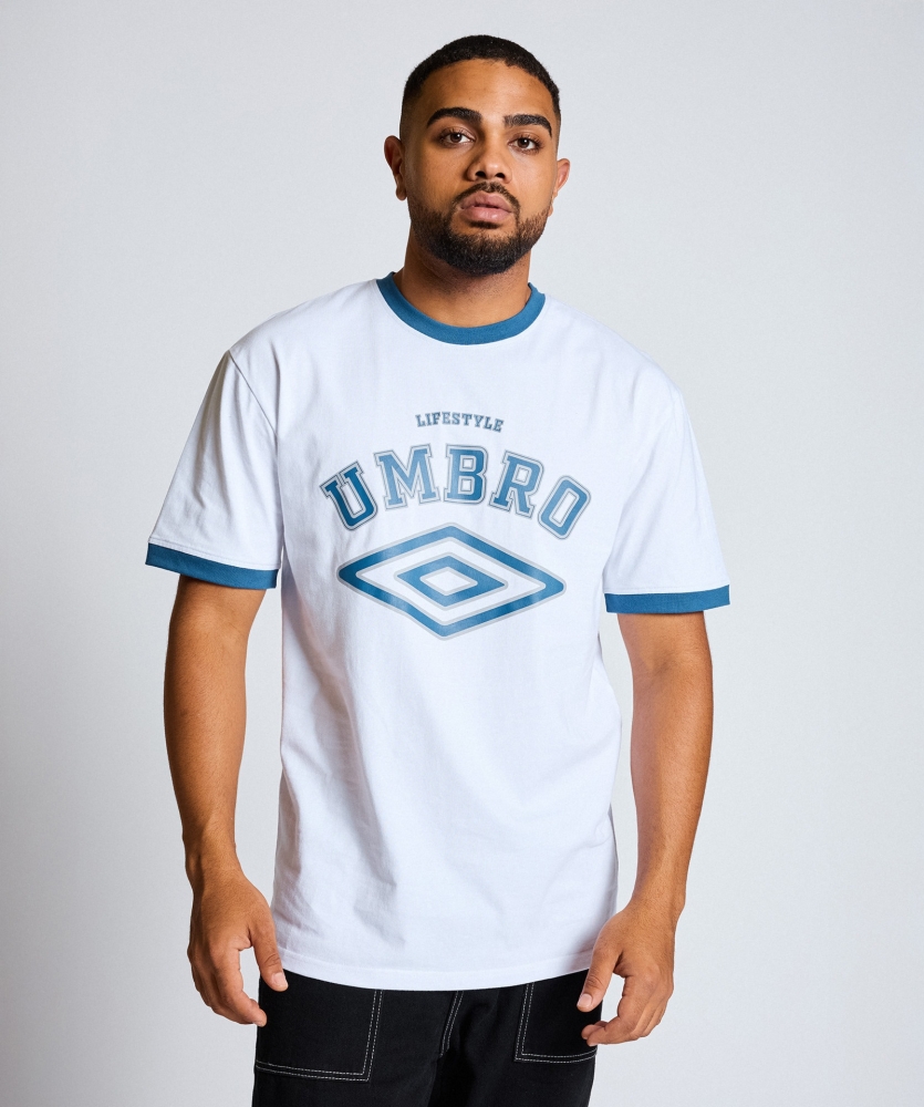 CAMISETA UMBRO TALA T-SHIRT / brown light / brown dark / white