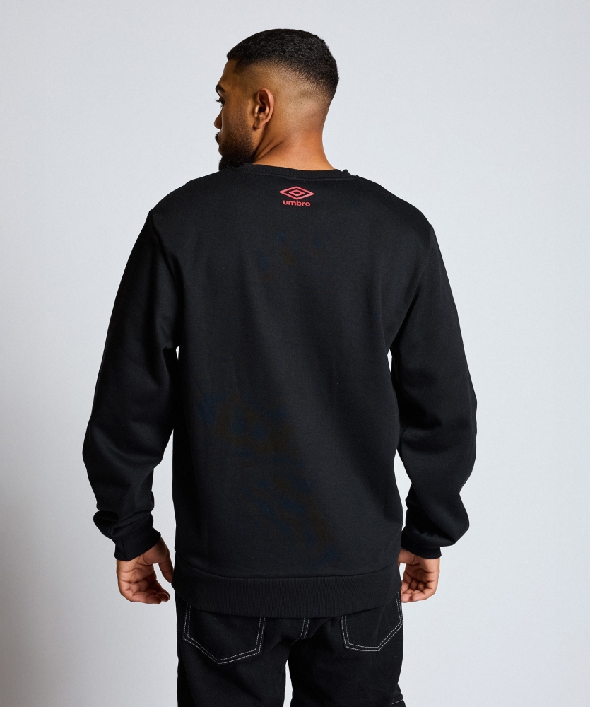 UMBRO TALA SWEAT BLACK / WHITE / CHILLY PEPPER