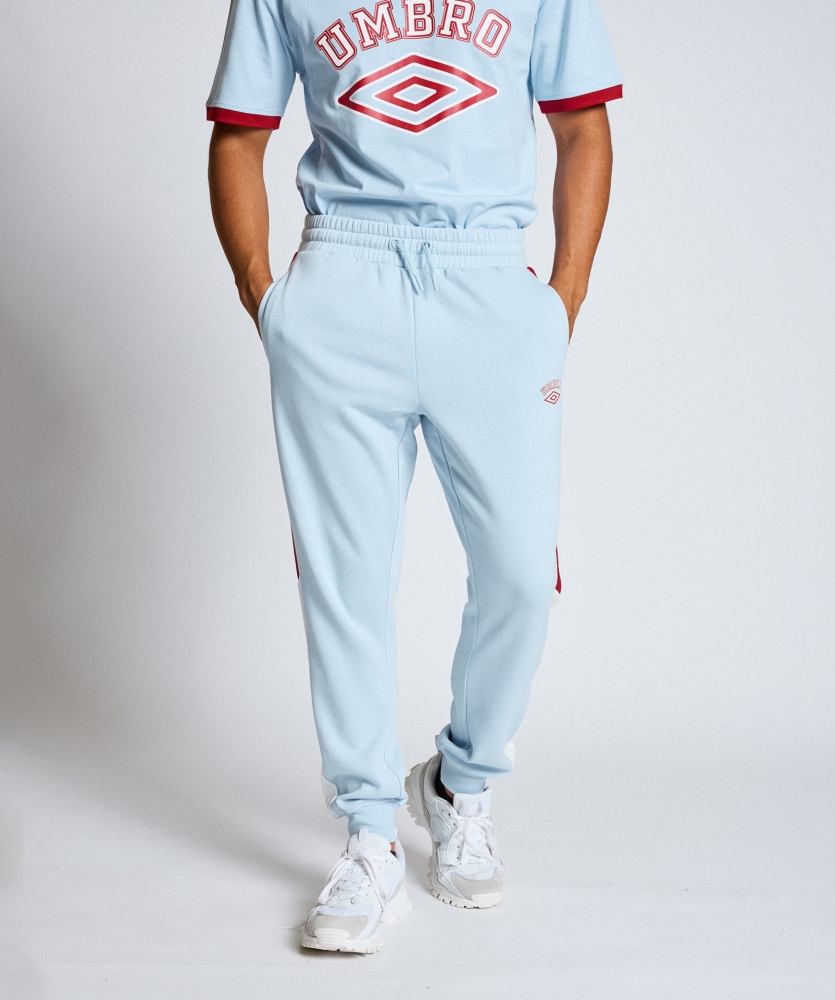 UMBRO TALA JOGGER PANTS SKY BLUE / WHITE / CHILLY PEPPER