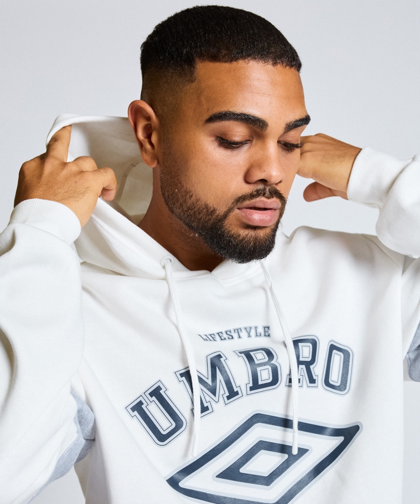 SUDADERA UMBRO TALA HOODIE WHITE /...