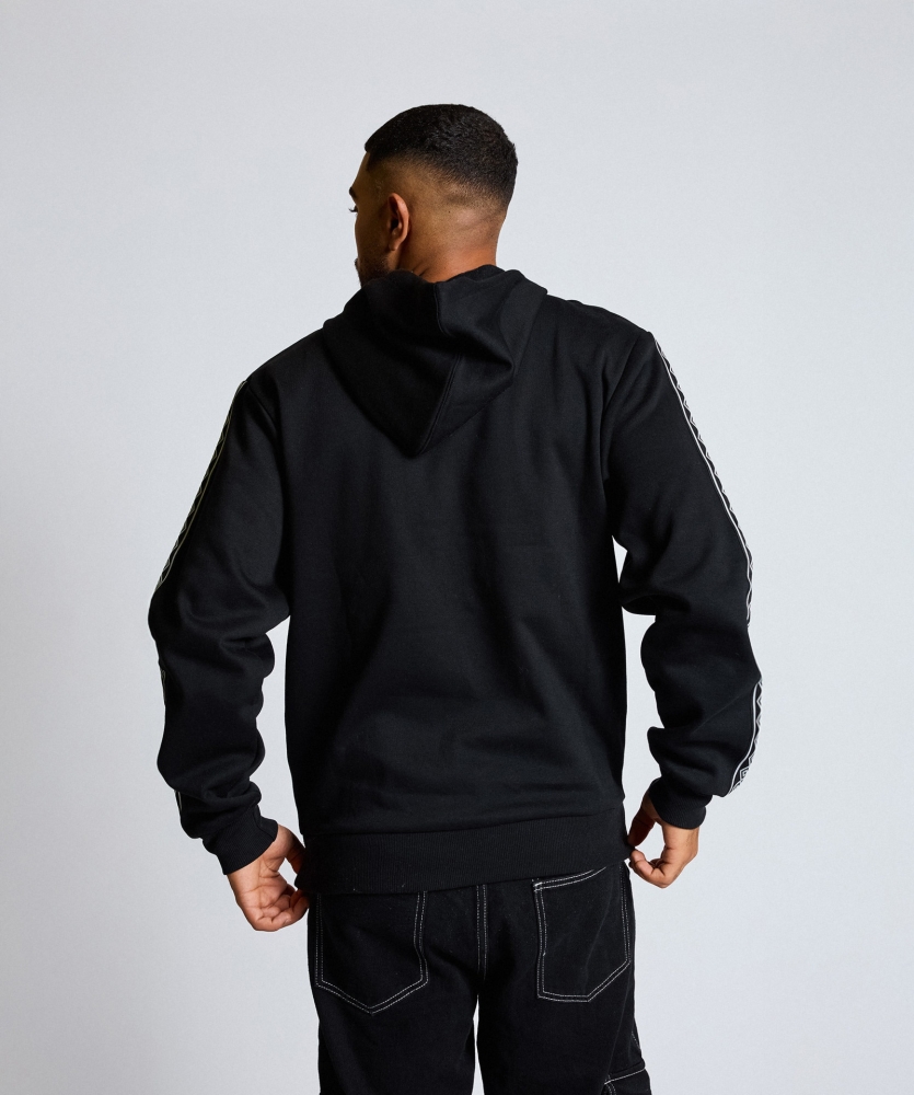 SUDADERA UMBRO TAPE HOODIE BLACK / WHITE
