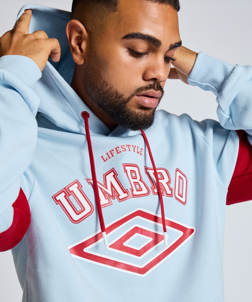 SUDADERA UMBRO TALA HOODIE / sky blue...