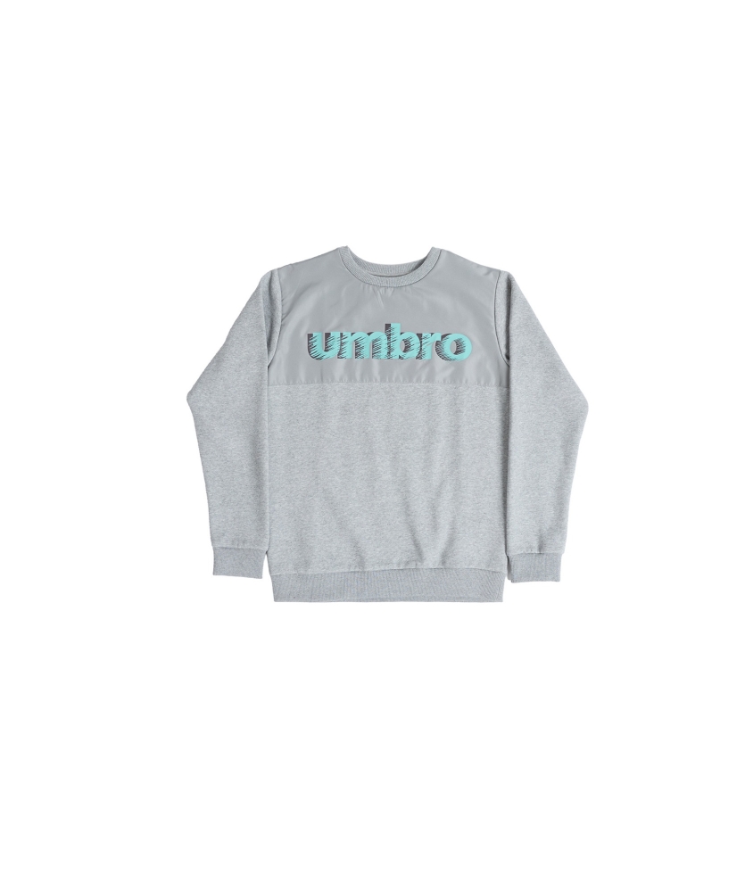 SUDADERA UMBRO MIXED SWEATSHIRT - JNR  GREY 2