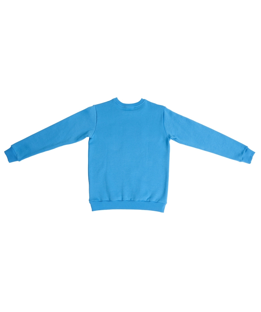 SUDADERA UMBRO MIXED SWEATSHIRT - JNR  FRENCH BLUE