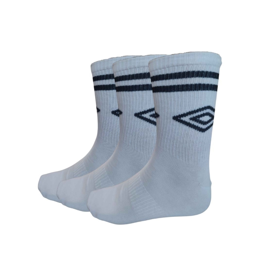 Socks Umbro Diamond Duo (3 pack) White