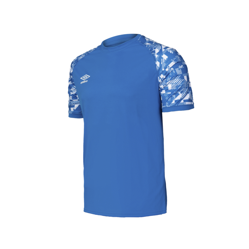 T-SHIRT KABELE ROYAL / WHITE