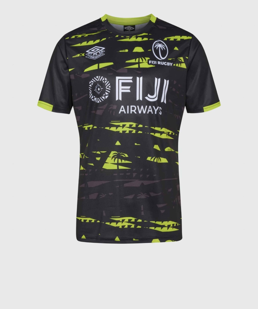 Camiseta Umbro FIJI Rugby Pre Match Top Black