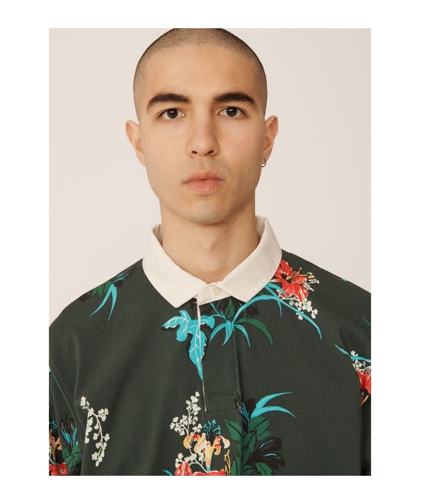 YMC Aloha Print Jersey Shirt Floral...