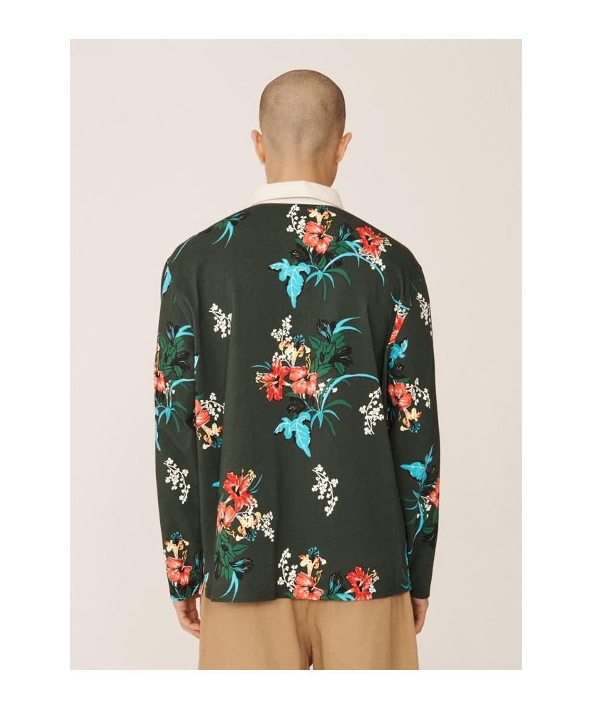 YMC Aloha Print Jersey Shirt Floral Multi