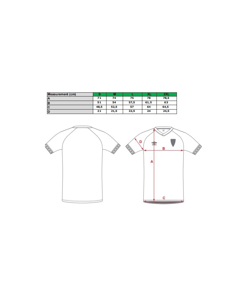Camiseta Umbro Rayo Vallecano Third 24-25 Jersey