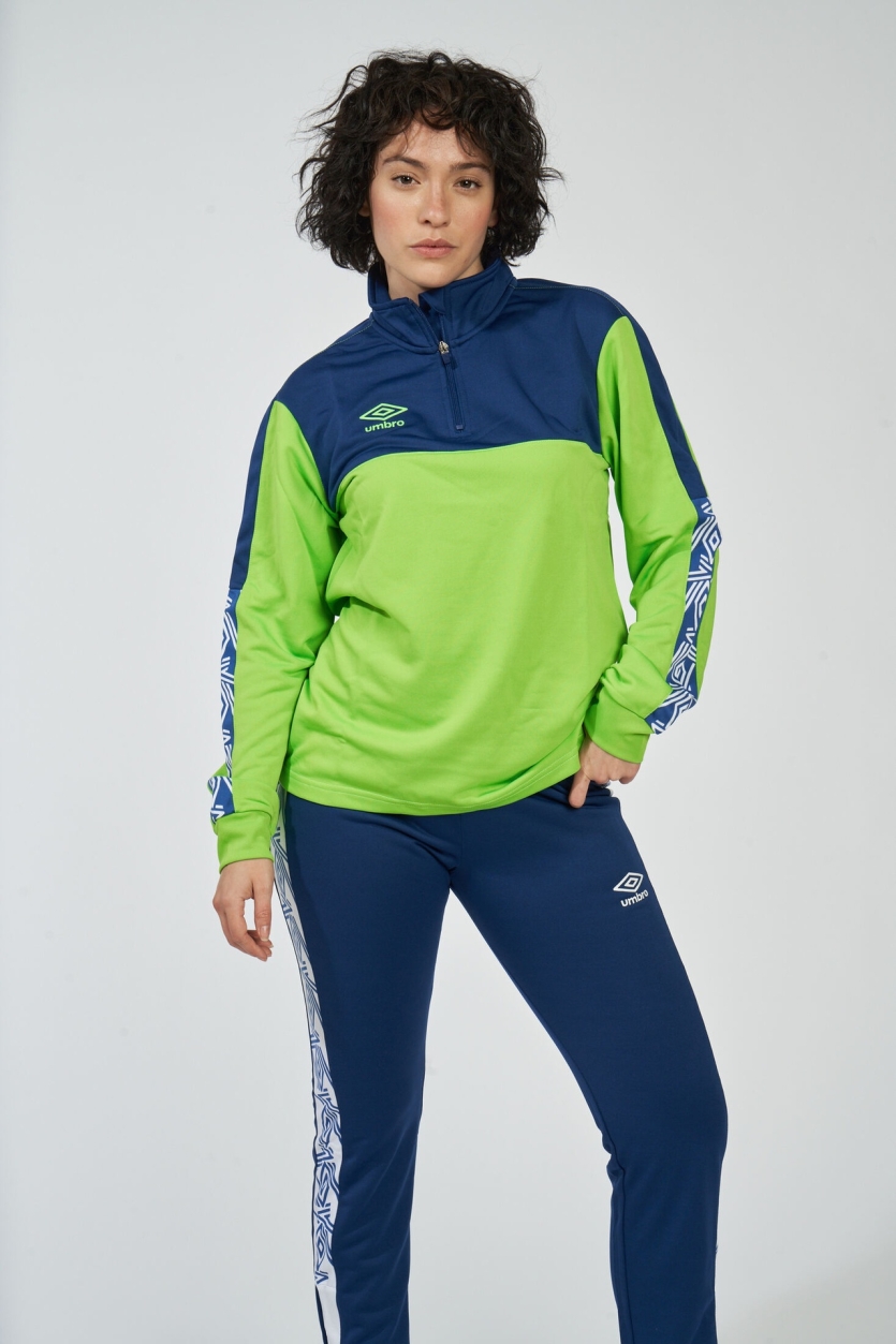 COVADONGA TRAINING SWEAT GREEN / NAVY