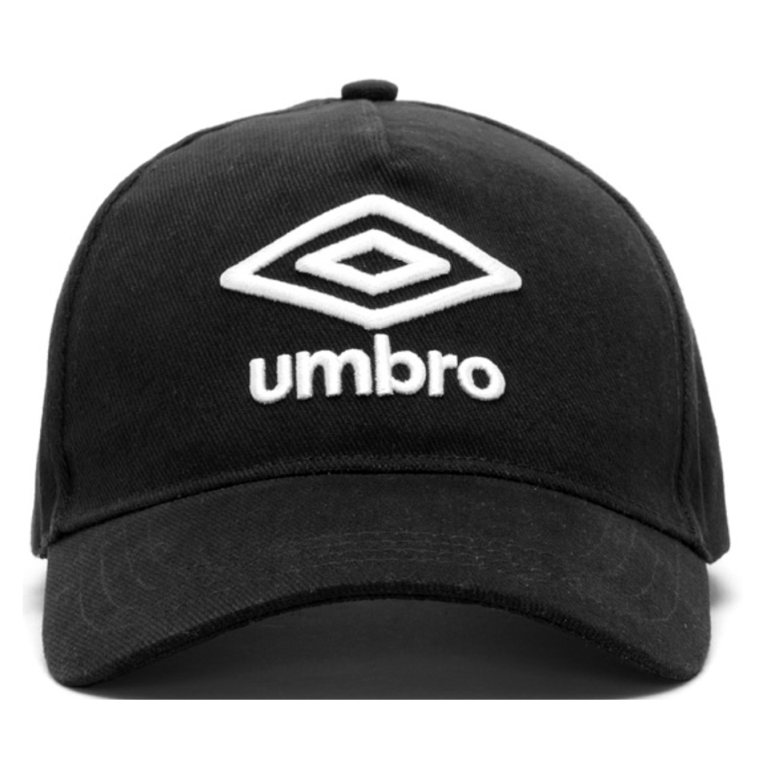 CAP Umbro Grande logotipo preto
