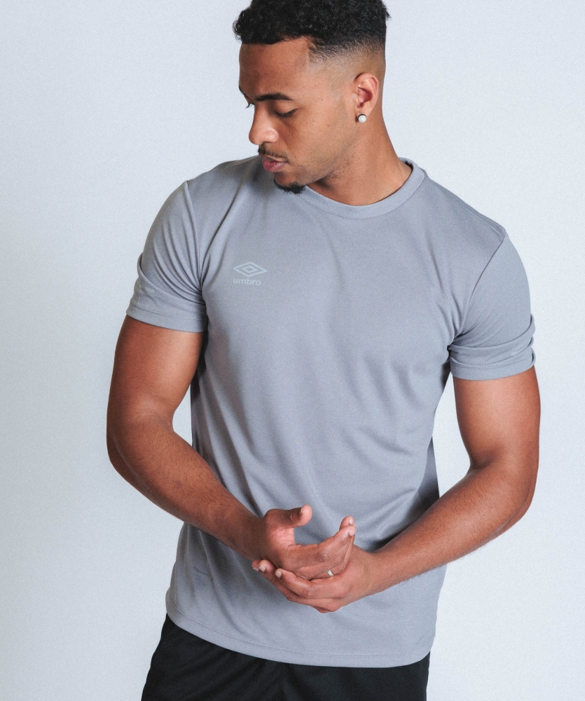 T-shirt Umbro Training Jersey Gray Marl