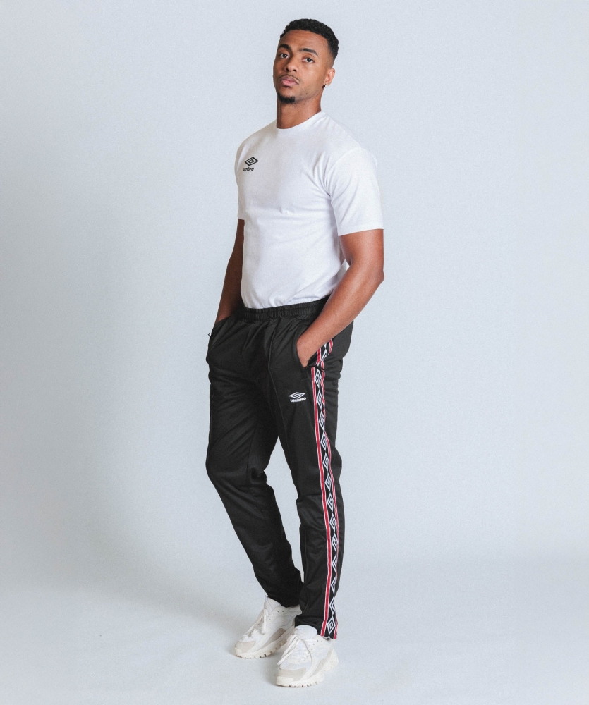 TAPED TRACK PANT BLACK