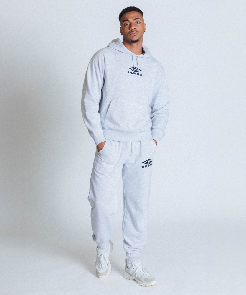 SUDADERA UMBRO ICONIC HOODIE ICE MARL...