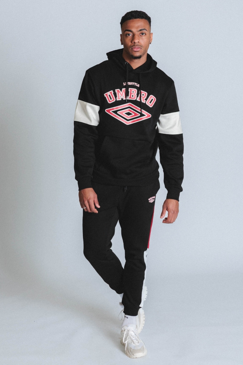 Umbro Sweatshirt Tala Hoodie Black / White / Chilly Pepper