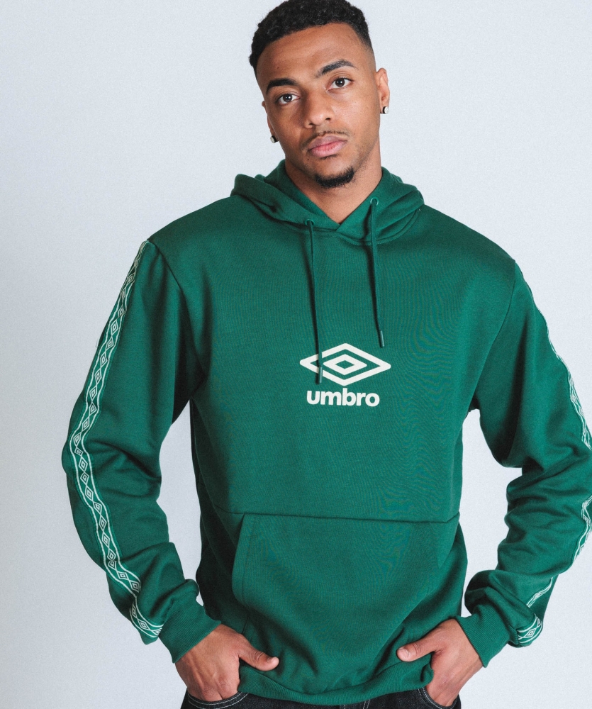 SUDADERA UMBRO TAPE HOODIE STORM / DUNCAN BEIG