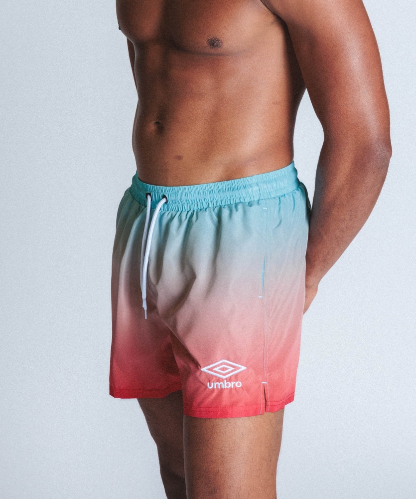Bañador Umbro Festival Swim Short Sky Blue / Pink