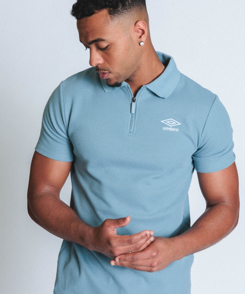Polo Umbro Waffle Polo Infinity Blue