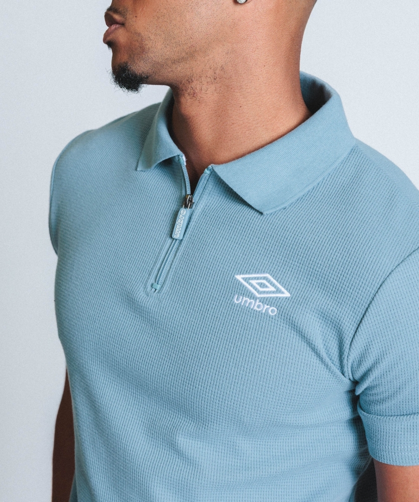 Polo Umbro Waffle Infinity Blue