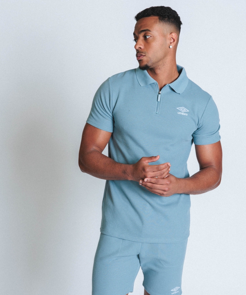 Polo Umbro Waffle Infinity Blue