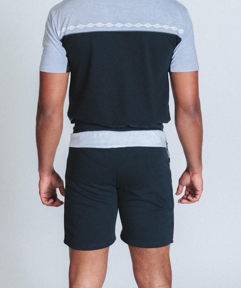Curto Umbro Navia escura curta de painéis / cinza vigor