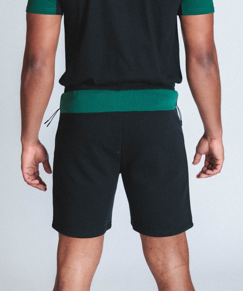 Short Umbro Panelled Short Black / Deep Peacock 2