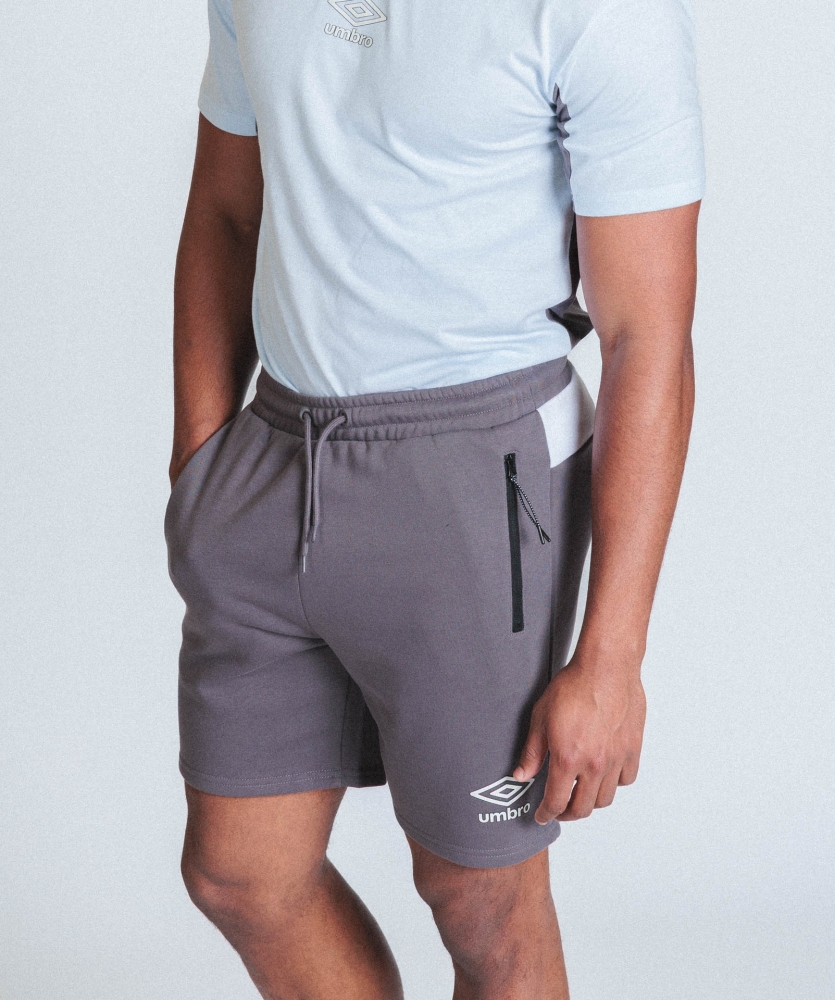 Curto Umbro Pérola fumada curta com painéis / brilho azul
