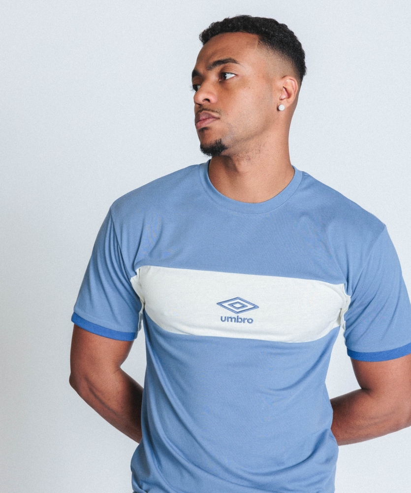 Camiseta Umbro Terraço Jersey Infinity Blue / Baby's Breath / Blue Indigo