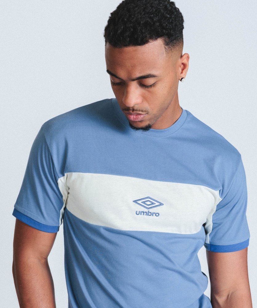 Camiseta Umbro Terraço Jersey Infinity Blue / Baby's Breath / Blue Indigo