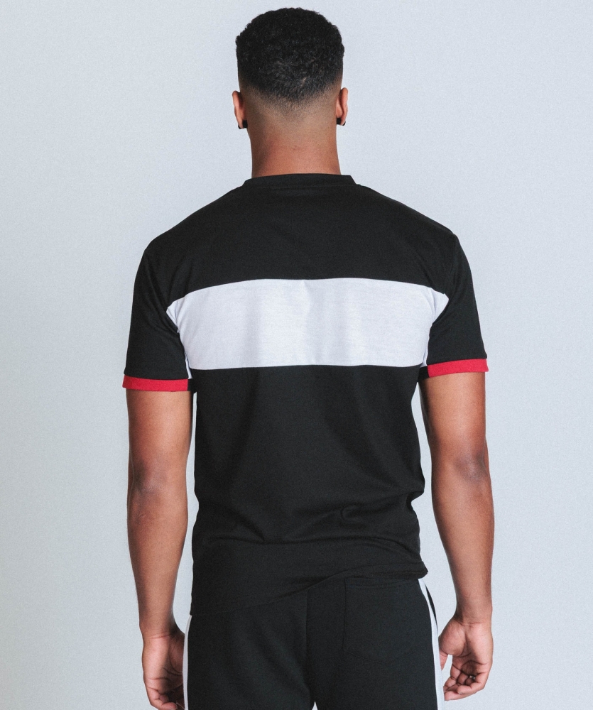 Camiseta Umbro Terraço Jersey Preto / Vermelho / Pimenta