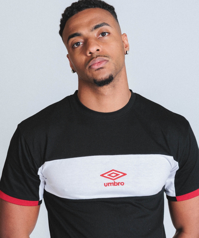 Camiseta Umbro Terraço Jersey Preto /...