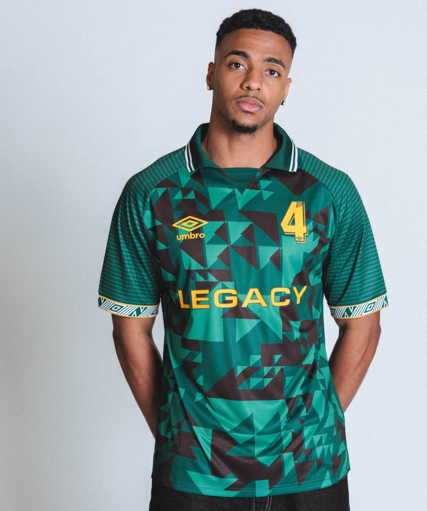 T-shirt Umbro FV Jersey Dark Green / BLACK / HONEY MUSTARD
